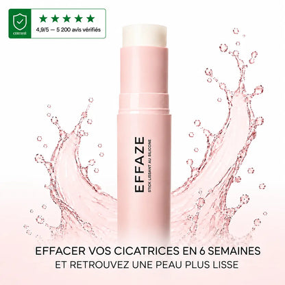 Stick réparateur de cicatrice Effaze au silicone médical, packshot produit